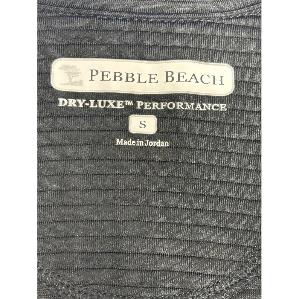 NWT‎ Pebble Beach Womens Black Dry Luxe Performance Full Zip Jacket Size Small - Picture 3 of 8